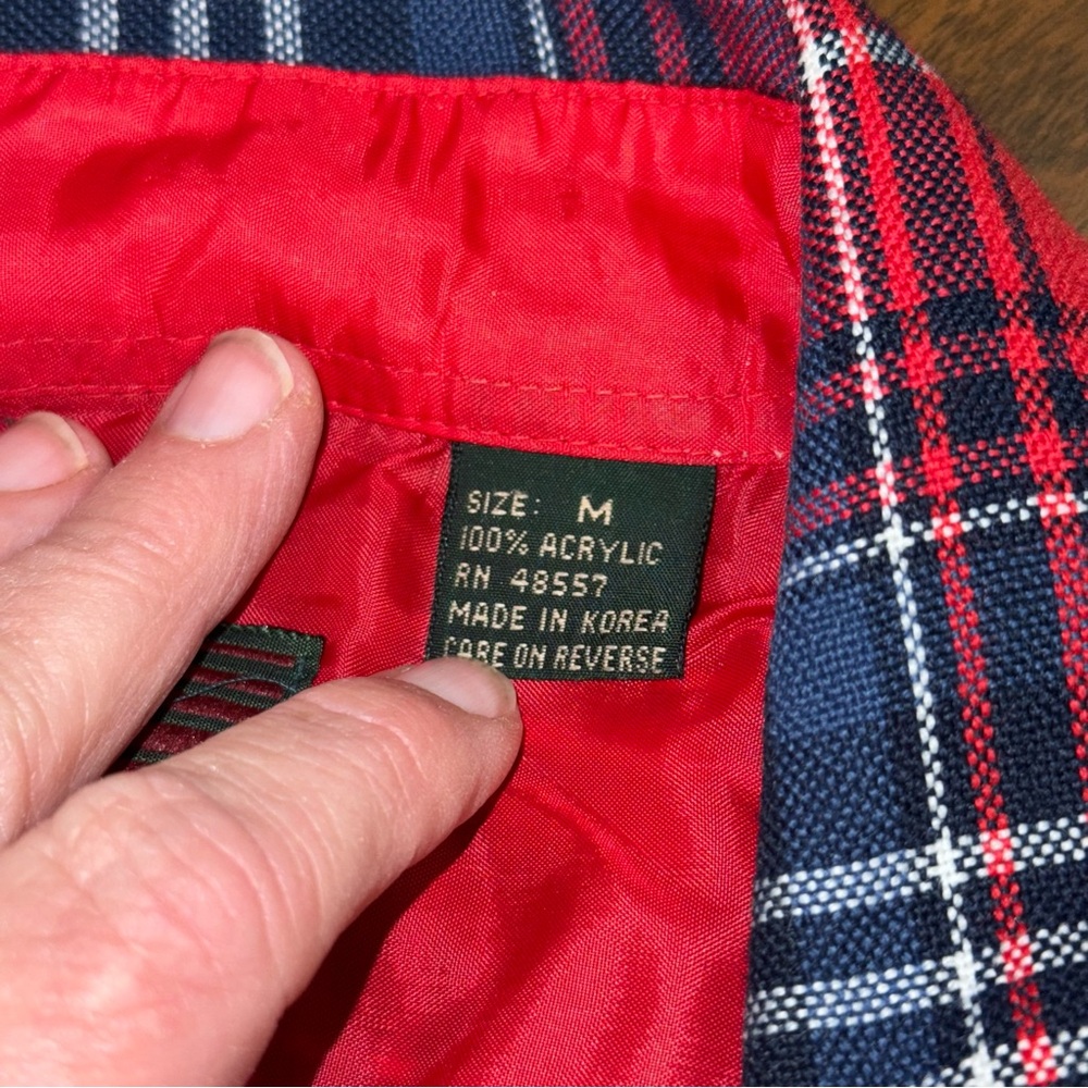 Vintage High Sierra by Mervyn's Red Plaid Flannel Shirt. Unisex. Medium - Picture 6 of 7